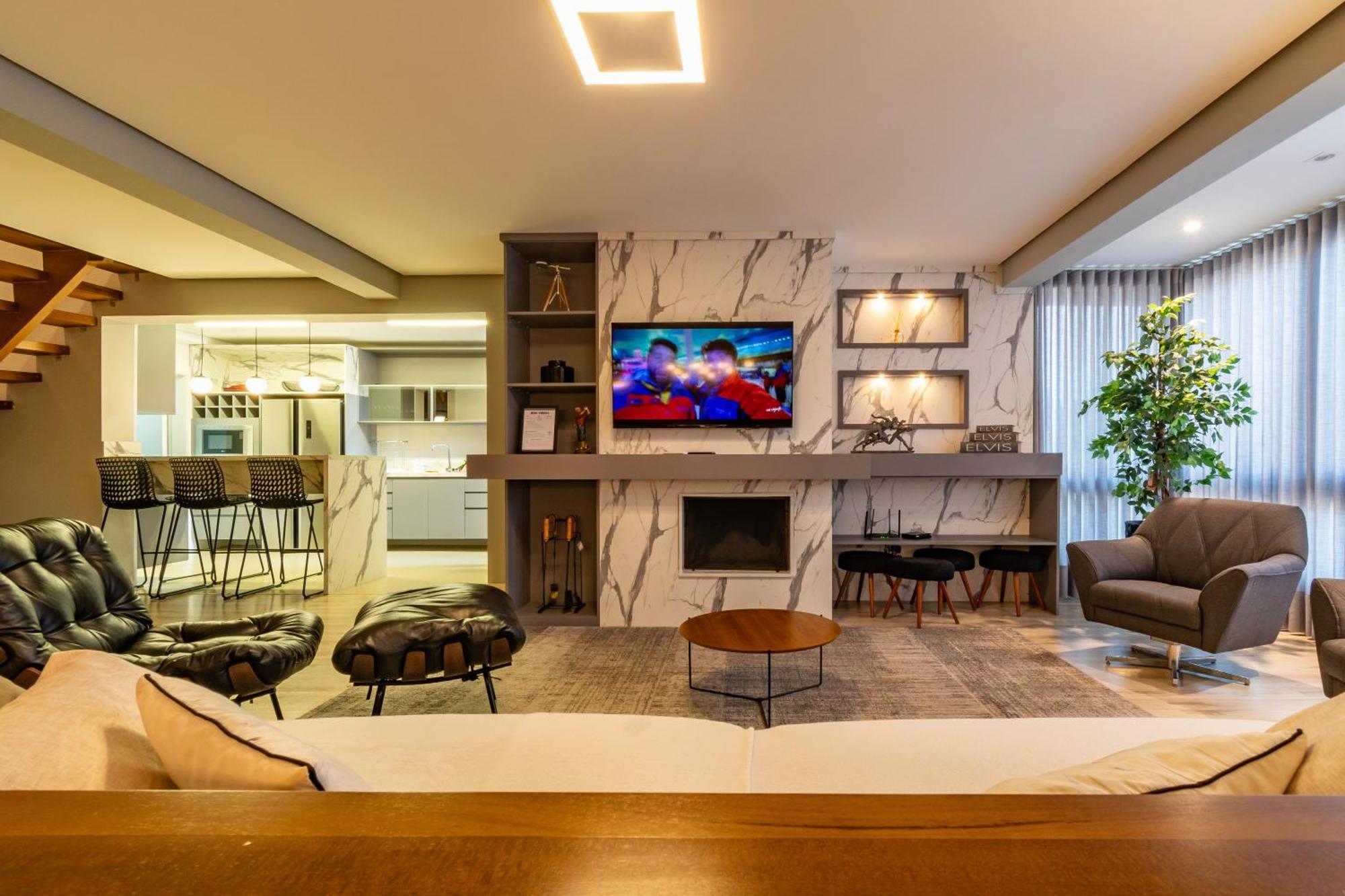 A Apenas 300 Mts Da Rua Coberta, No Exclusivo Via Florida Apartment Gramado Exterior photo